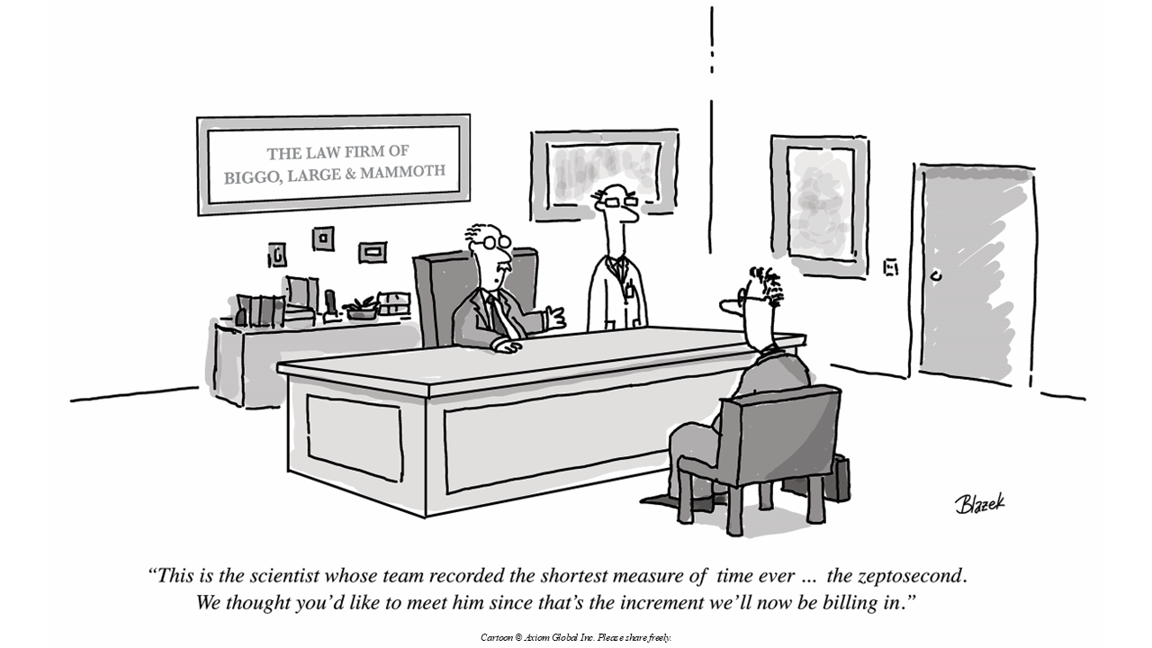 Zeptosecond Comic Illustration