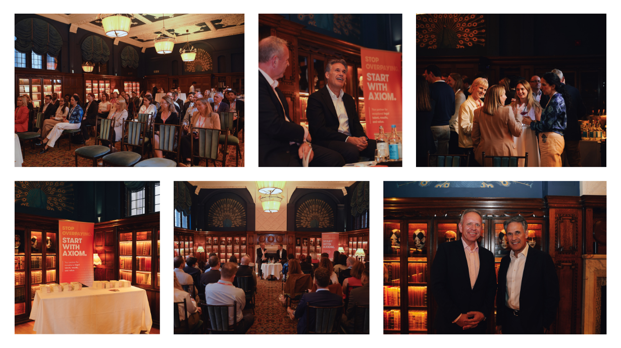 Axiom's intimate fireside chat event in London with Professor Richard Susskind